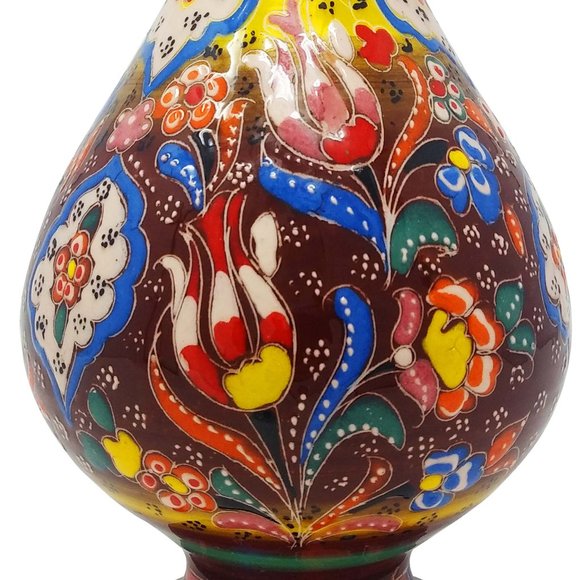 S1-6 Turkish Ceramic  Handmade Handpainted Vase - Picture 4 of 5